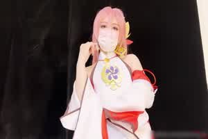 原创 桥本香菜 八重神子计谋设计  背景图片