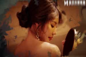 国风按摩院～旗袍长腿尤物的锁精足交～  背景图片