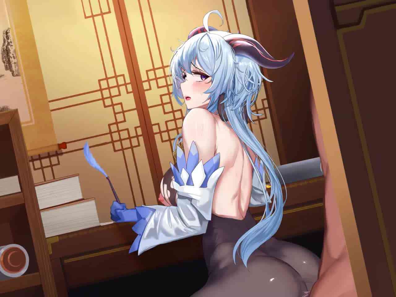  【原神】甘雨：正在工作呢 啊！ 怎么就插进来了 等等！ 的剧照10