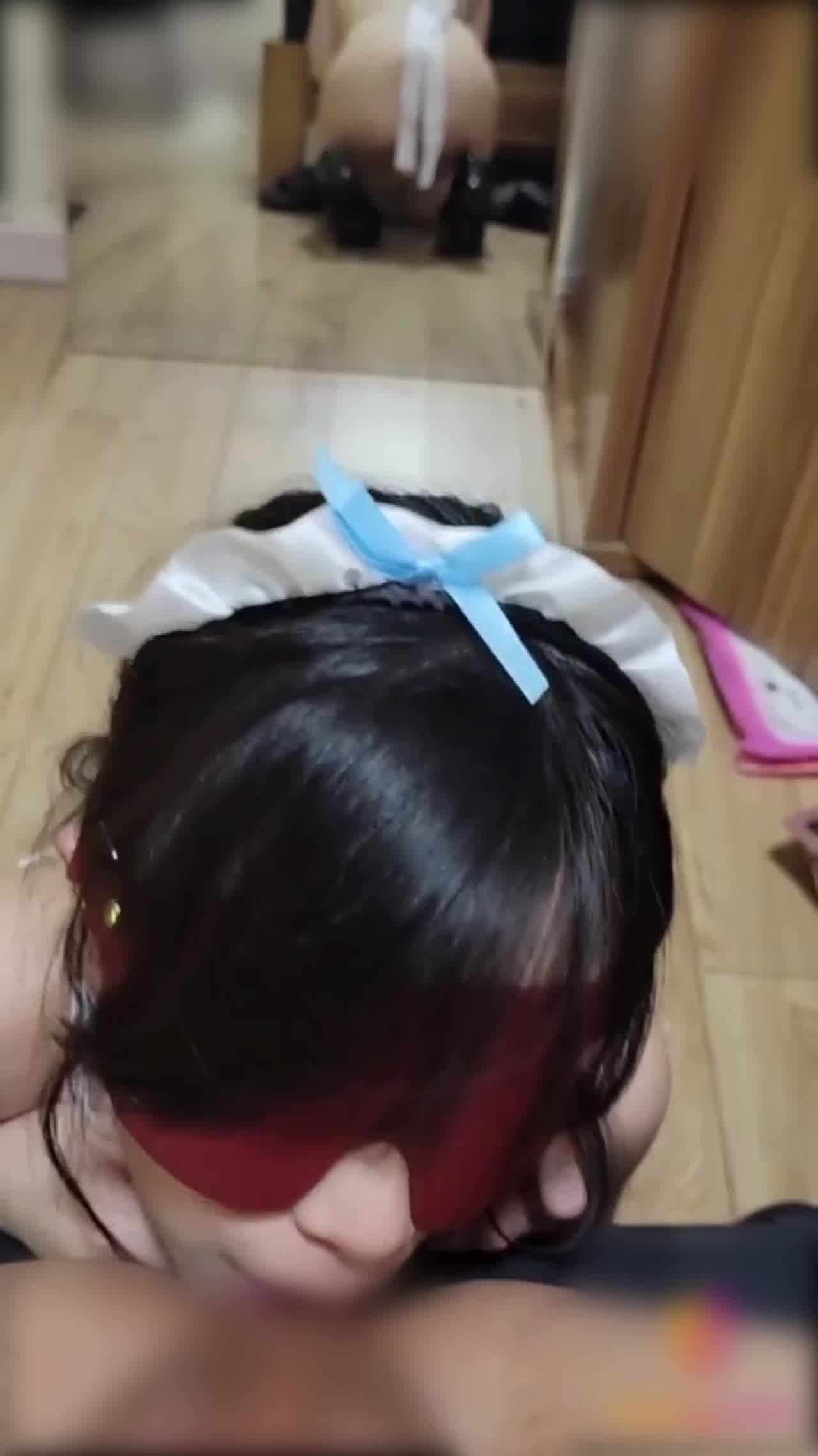  糖心 小二先生 在校学妹肉便器 淫荡女仆色情含鸡 的剧照6