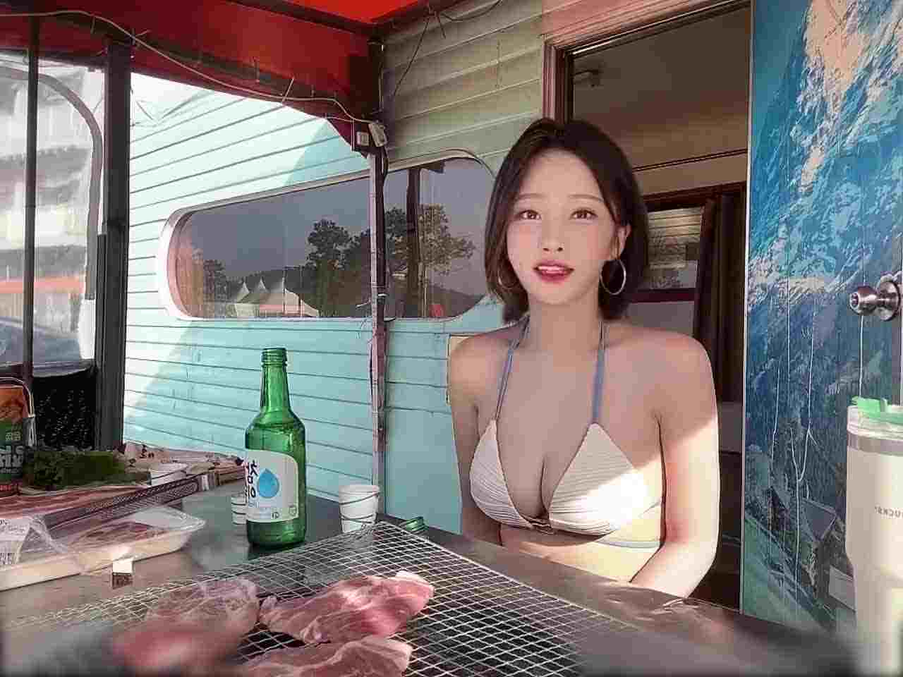  韩国前女团成员海边性爱 下海拍视频！！ 的剧照6