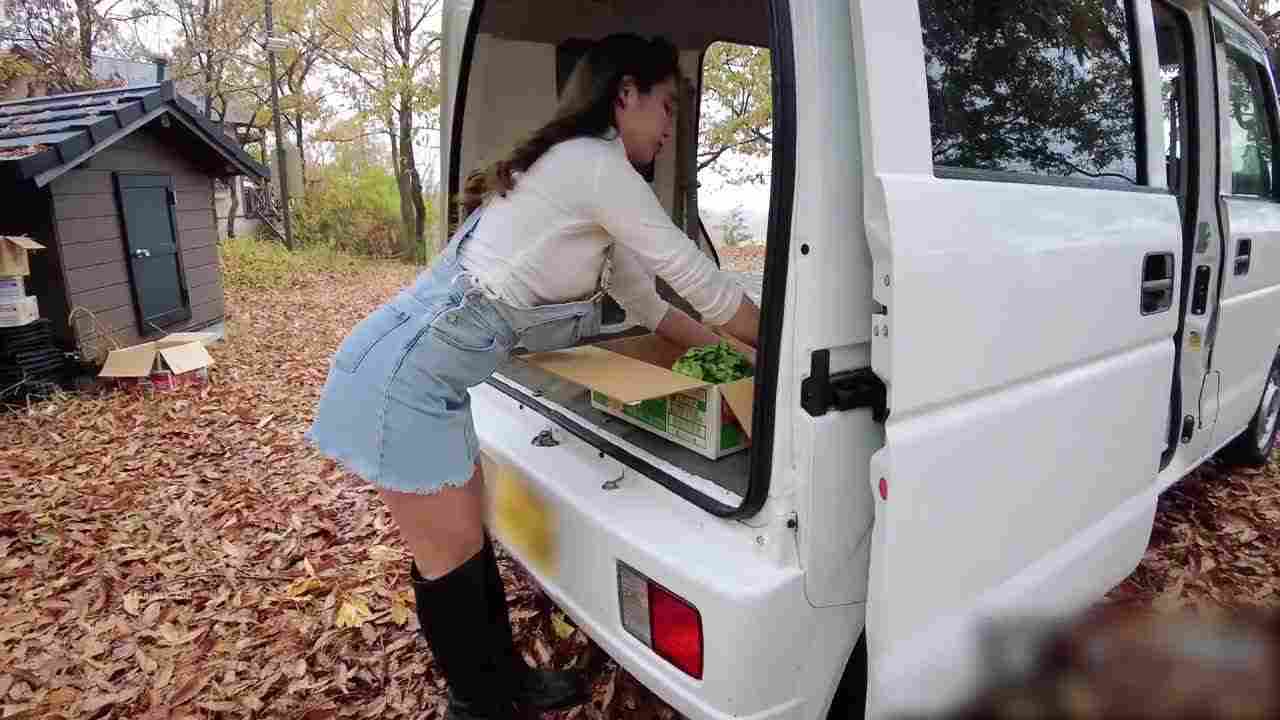  Naomi 配送员美女在也野外郊区做爱摇的车上好晃 的剧照8